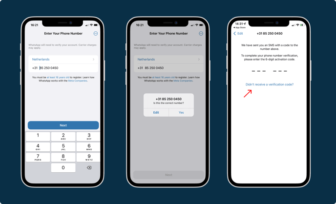 Whatsapp Businnes - Install - landline number