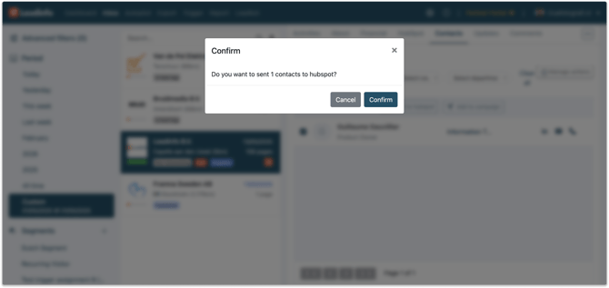 contact push confirm helpcentre