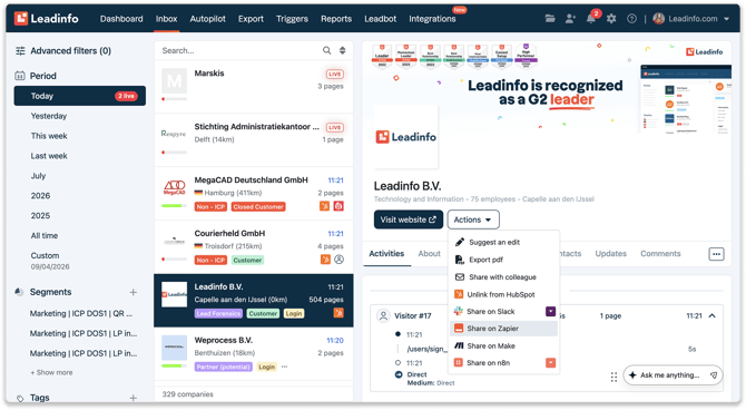 share on zapier